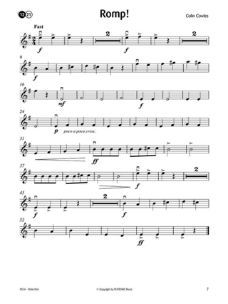 Easy melodic fragments - Violin - Colin Cowles - Partition - Violon